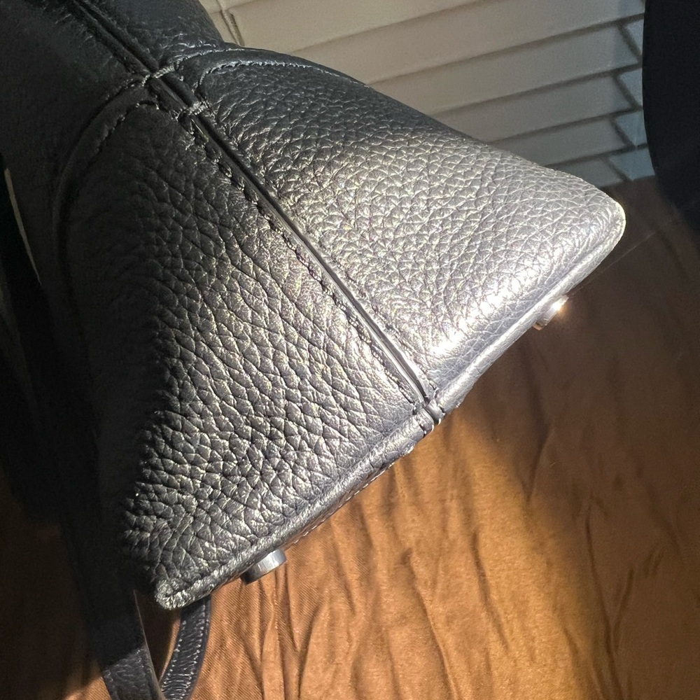 Kate Spade Black Pebbled Leather Shoulder Bag - Great Condition Medium Size - Picture 4 of 15
